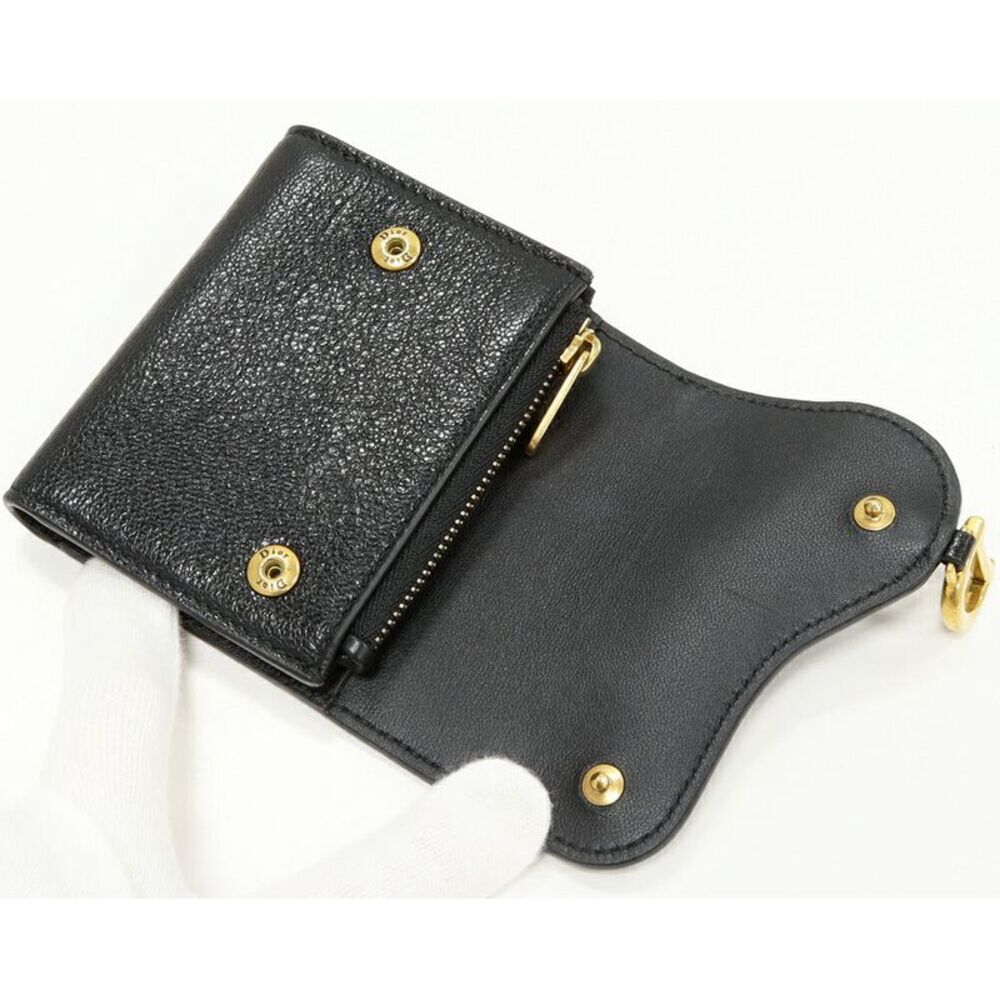 Dior Saddle Lotus Wallet Goatskin Wallet - Picture 3 of 6